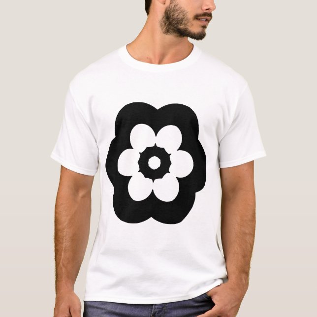 T-shirt Géométrique 290514 (3) - noir (Devant)