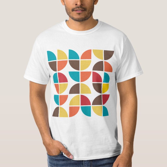 T-shirt géométrique Abstrait 110421v3 (Devant)