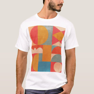 T-shirt Géométrique Abstraite : Texture Vintage en papier