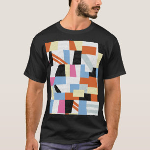 T-shirt Géométrique créative : conception Motif de longueu