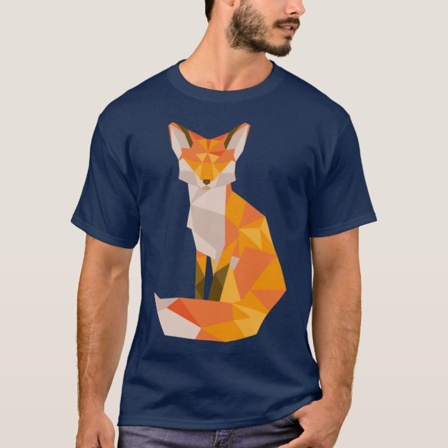 T-shirt Géométrique Fo rétro (Devant)