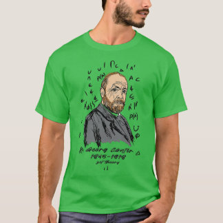 T-shirt Georg Cantor 18451918 Mathématicien allemand