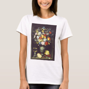 T-shirt Georg Flegel Gros morceau de fleurs (en niche)