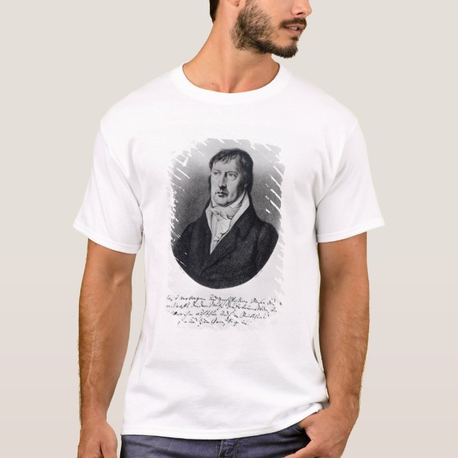 T-shirt Georg Wilhelm Friedrich Hegel (Devant)