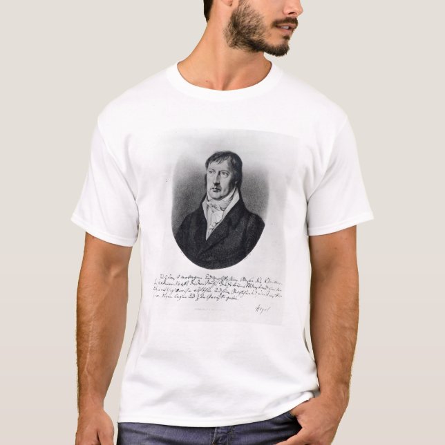 T-shirt Georg Wilhelm Friedrich Hegel (Devant)
