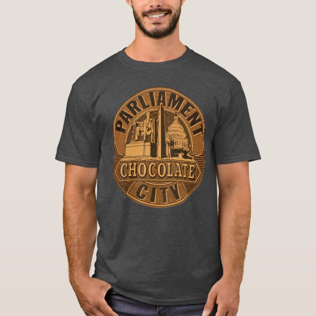 T-shirt George Clinton Parlement Funkadelic Chocolat Cit (Devant)