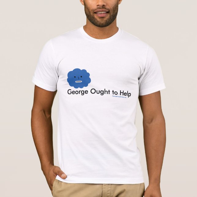 T-shirt George doit aider la chemise (Devant)