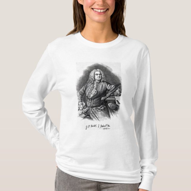 T-shirt George Frederick Handel, 1749 (Devant)
