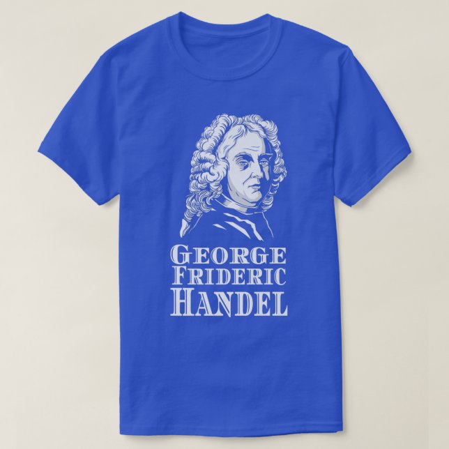 T-shirt George Frideric Handel Opera Piano Composer Classi (Design devant)