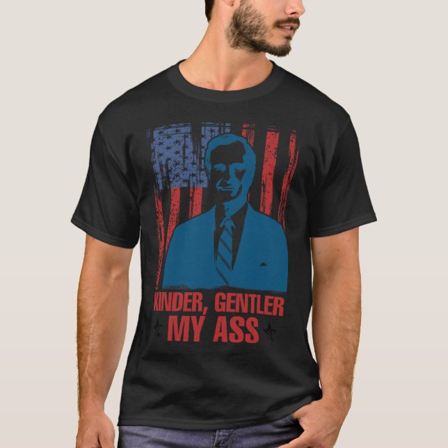 T-shirt George H. W. Bush Drôle Kinder Plus doux Discours  (Devant)