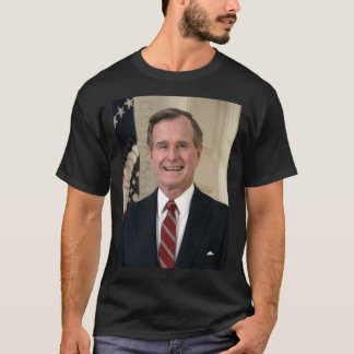 T-shirt George HW Bush Portrait présidentiel Classique T-S