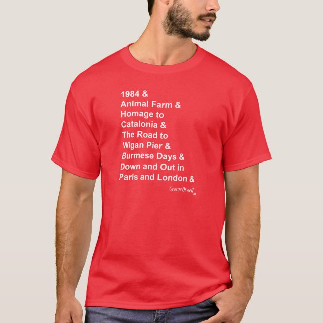 T-shirt George Orwell (Devant)
