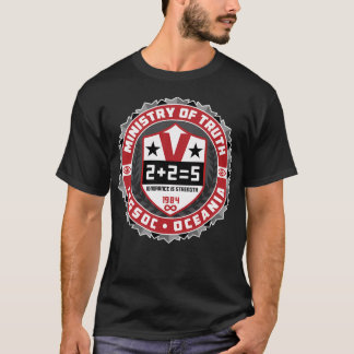 T-shirt George Orwell 1984 Dystopia Ministère De La Vérité