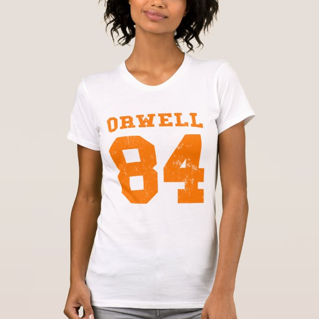 T-shirt George Orwell 84 1984 jersey (Devant)