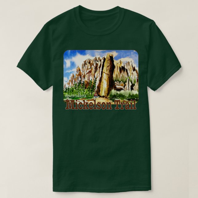 T-shirt George S Mickelson Trail Dakota du Sud (Design devant)
