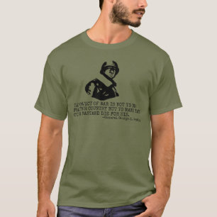 T-shirt George S. Patton Citation 2ÈME GUERRE MONDIALE Gén
