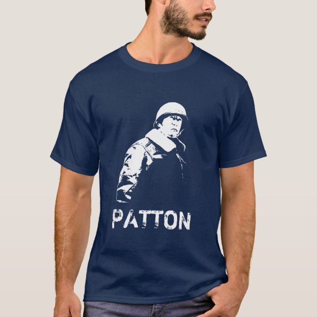 T-shirt George S. Patton -- Héros de guerre (Devant)