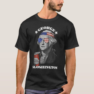 T-shirt George Sloshington 4 juillet Washington