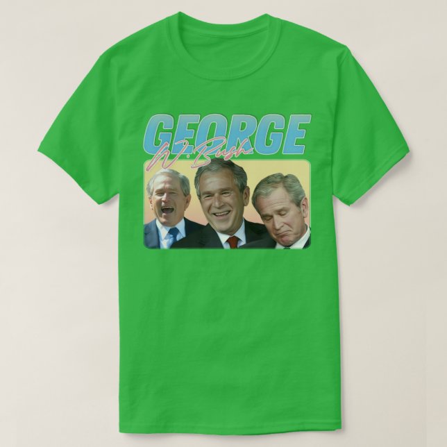 T-shirt George W Bush 90s Style esthétique1 (Design devant)