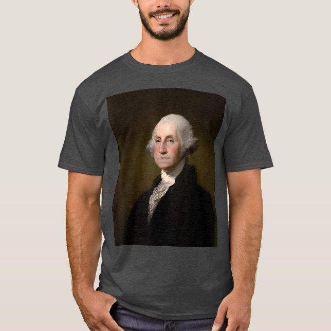 T-shirt George Washington 1er président des Nations Unies  (Devant)