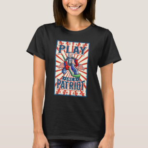 T-shirt George Washington 4 juillet Femmes Hommes Américai