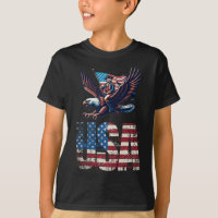 George Washington À cheval Sur Un Aigle 4 juillet
