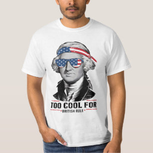 T-shirt George Washington approuve la domination britanniq