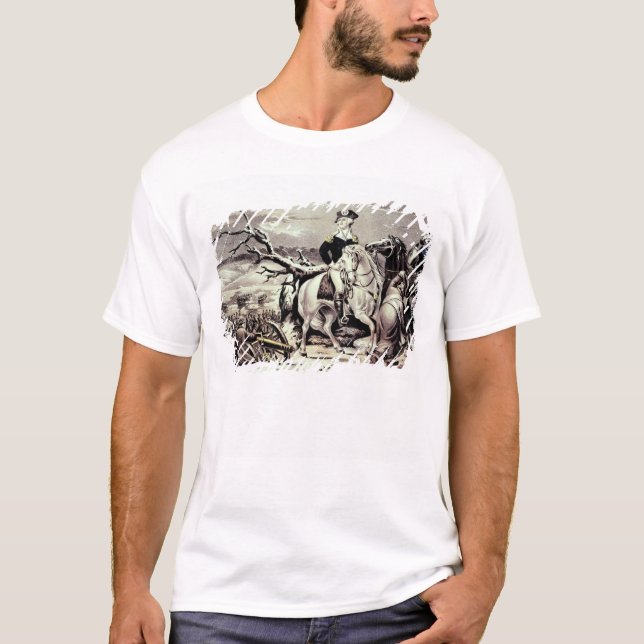T-shirt George Washington croisant le Delaware (Devant)