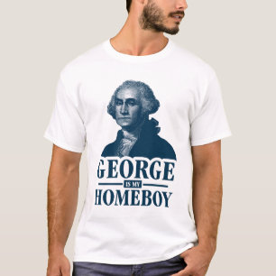 T-shirt George Washington est mon Homeboy