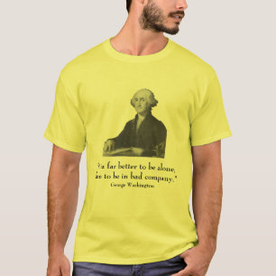 T-shirt George Washington et citation