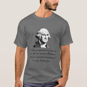 T-shirt George Washington et citation