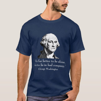 T-shirt George Washington et citation