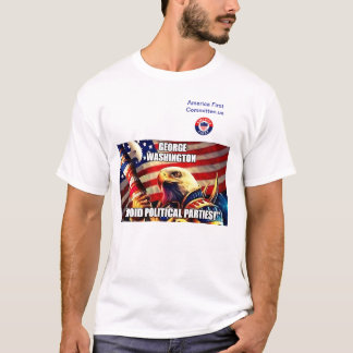 T-shirt George Washington "Évitez les partis politiques"