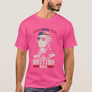 T-shirt George Washington Fun Stars Strips US Drapeau 4 ju