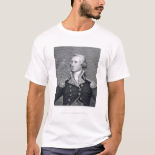 T-shirt George Washington, gravé par brun Durand de