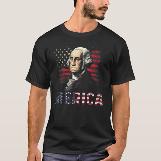 T-shirt George Washington It's Only Treason If You Lose 4t (Devant)