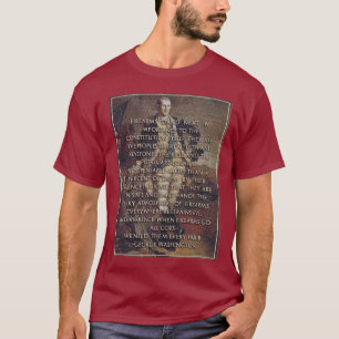 T-shirt George Washington : Les dents de la liberté des