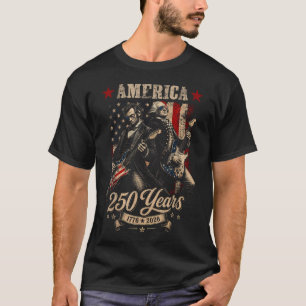 T-shirt George Washington Lincoln jouant de la guitare Abe