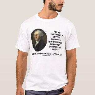 T-shirt George Washington mieux pour avoir peu de bons