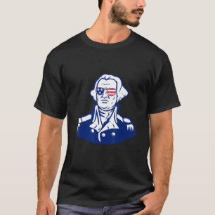 T-shirt George Washington Porte Des Lunettes De Soleil Ave