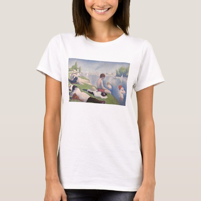 T-shirt Georges Pierre Seurat | Bathers at Asni � res 1884 (Devant)