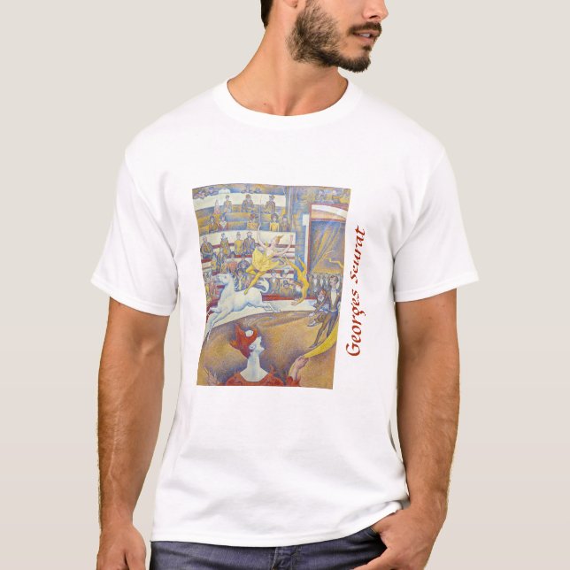 T-shirt Georges Seurat - Le Cirque (Devant)