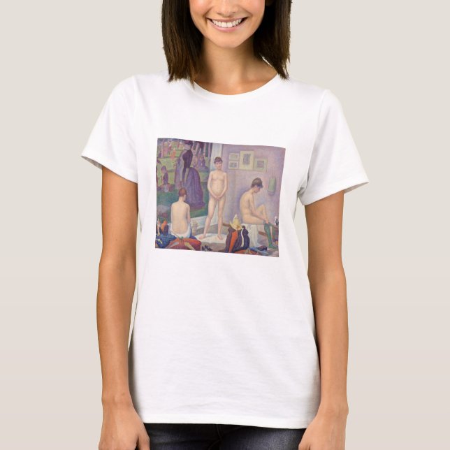 T-shirt Georges Seurat - Les Modèles (Devant)
