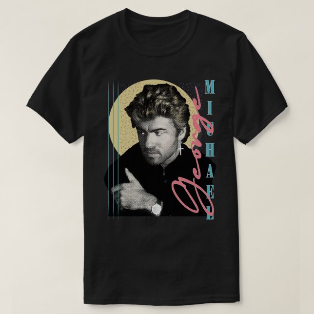 T-shirt GeorgesFaded Design de look Vintage (Design devant)