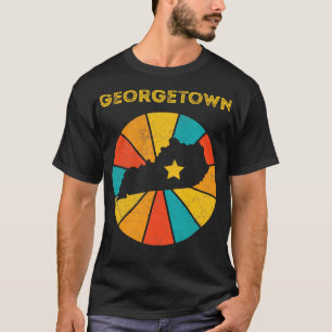 T-shirt Georgetown Kentucky Vintage Souvenir démonté 1