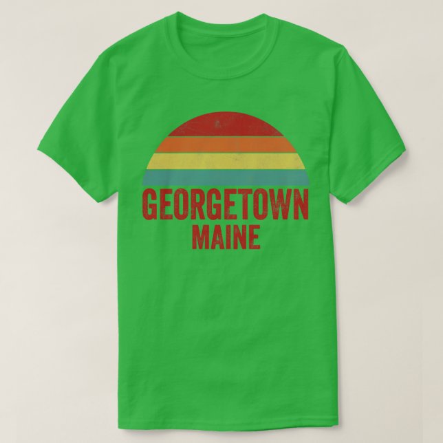 T-shirt Georgetown Maine 1 (Design devant)