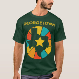 T-shirt Georgetown Texas Vintage Souvenir déshabillé 1