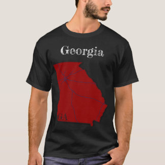 T-shirt Georgia Interstates [Red Berry Design]