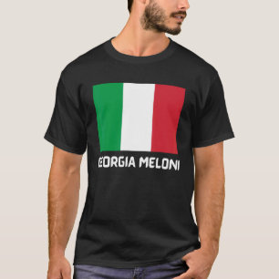 T-shirt Georgia Meloni - Drapeau de héros italien_1