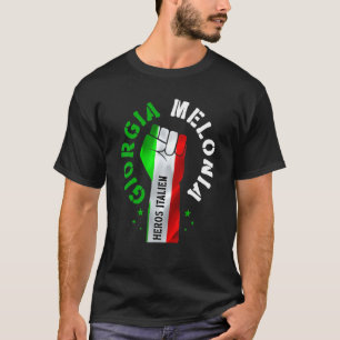 T-shirt Georgia Meloni Italien Héros Hommes Femmes